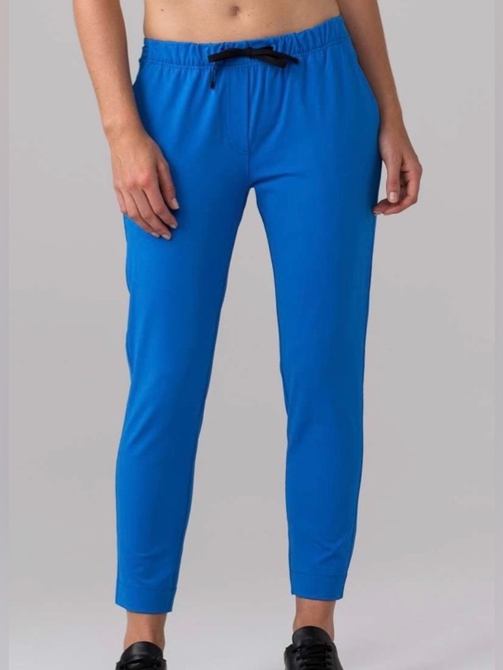 Lululemon Jet Crop Slim Pants Lakeside Blue Mid Cropped Rise Women 6
